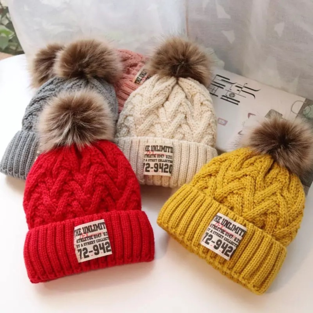 Children's hat Autumn winter boys and children knitted hat